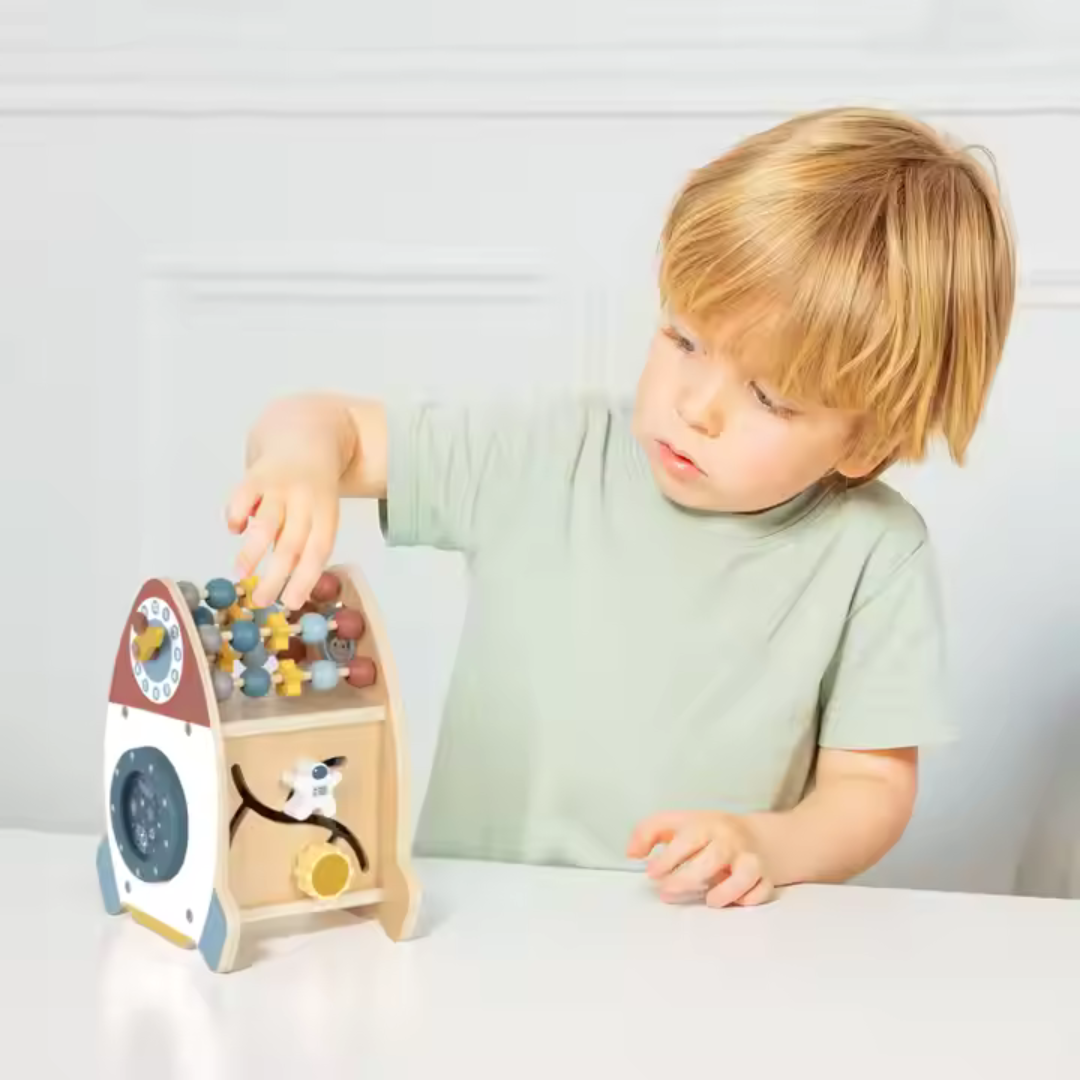 Tooky Toy Activity Cube (Space Rocket)