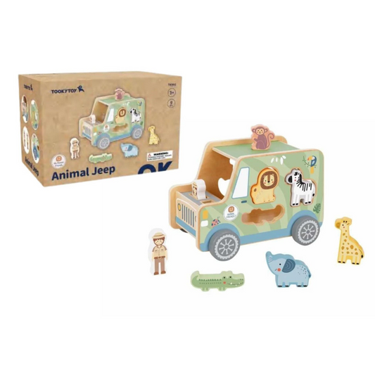 Tooky Toy Animal Jeep