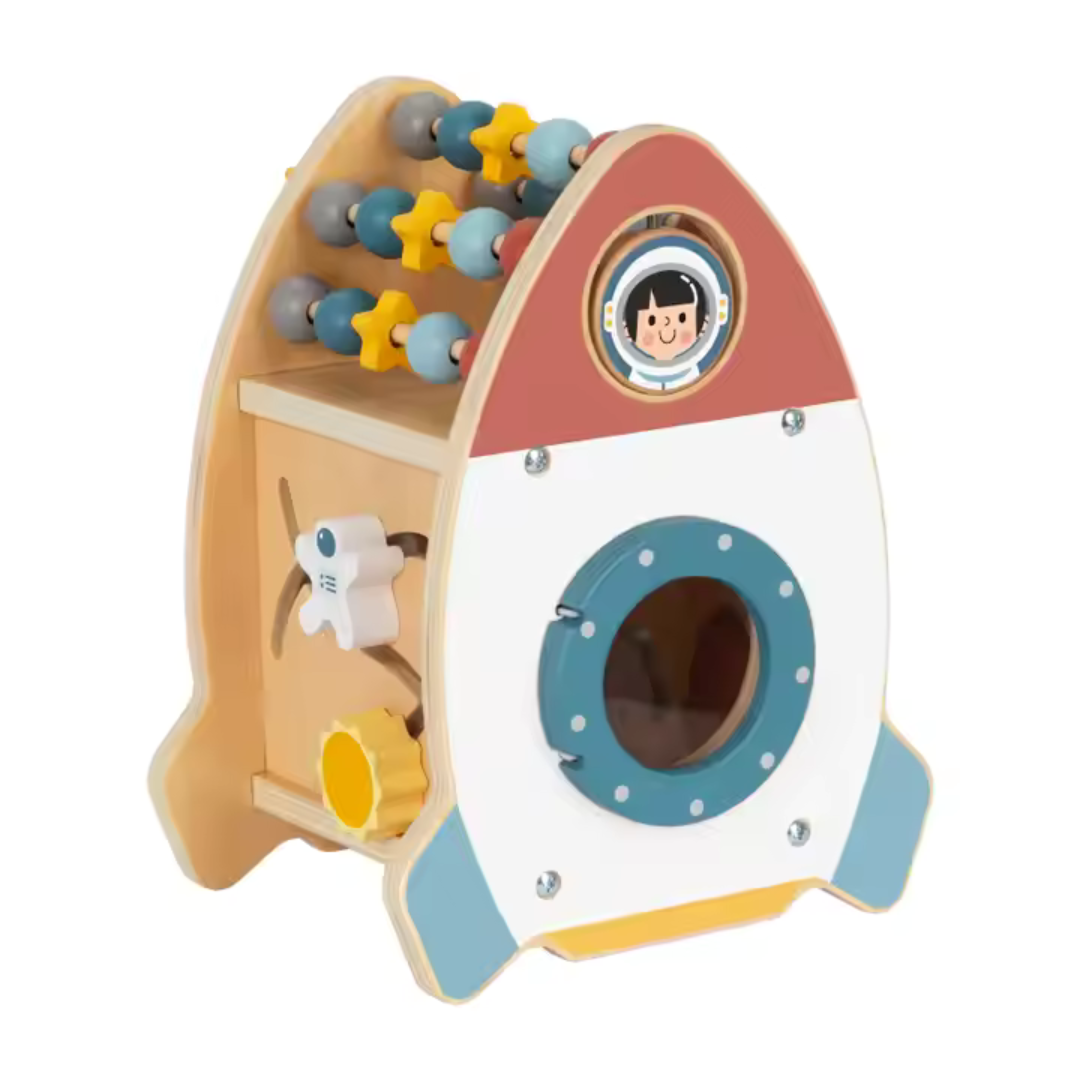 Tooky Toy Activity Cube (Space Rocket)