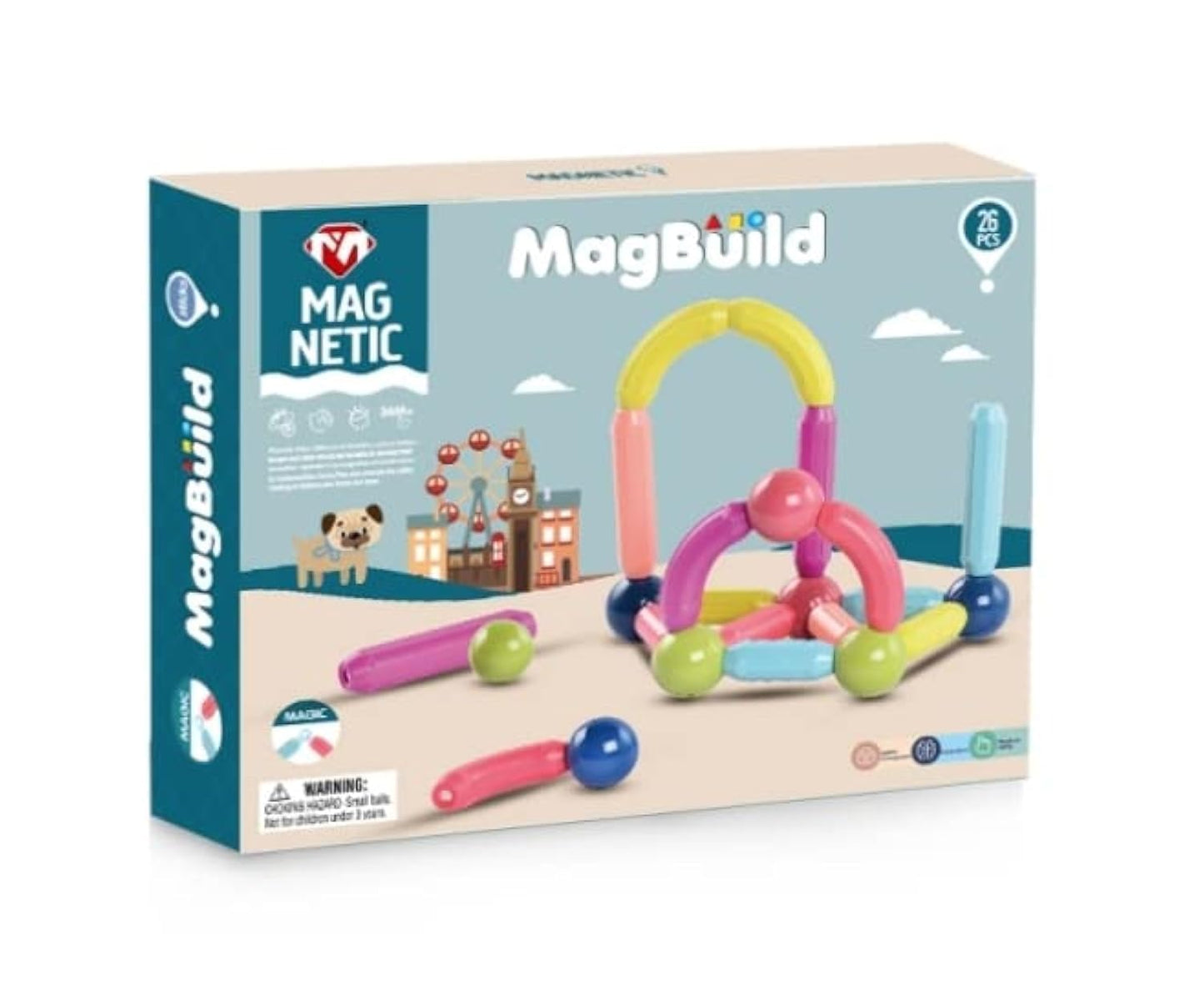 MagBuild Magnetic Stick and Ball