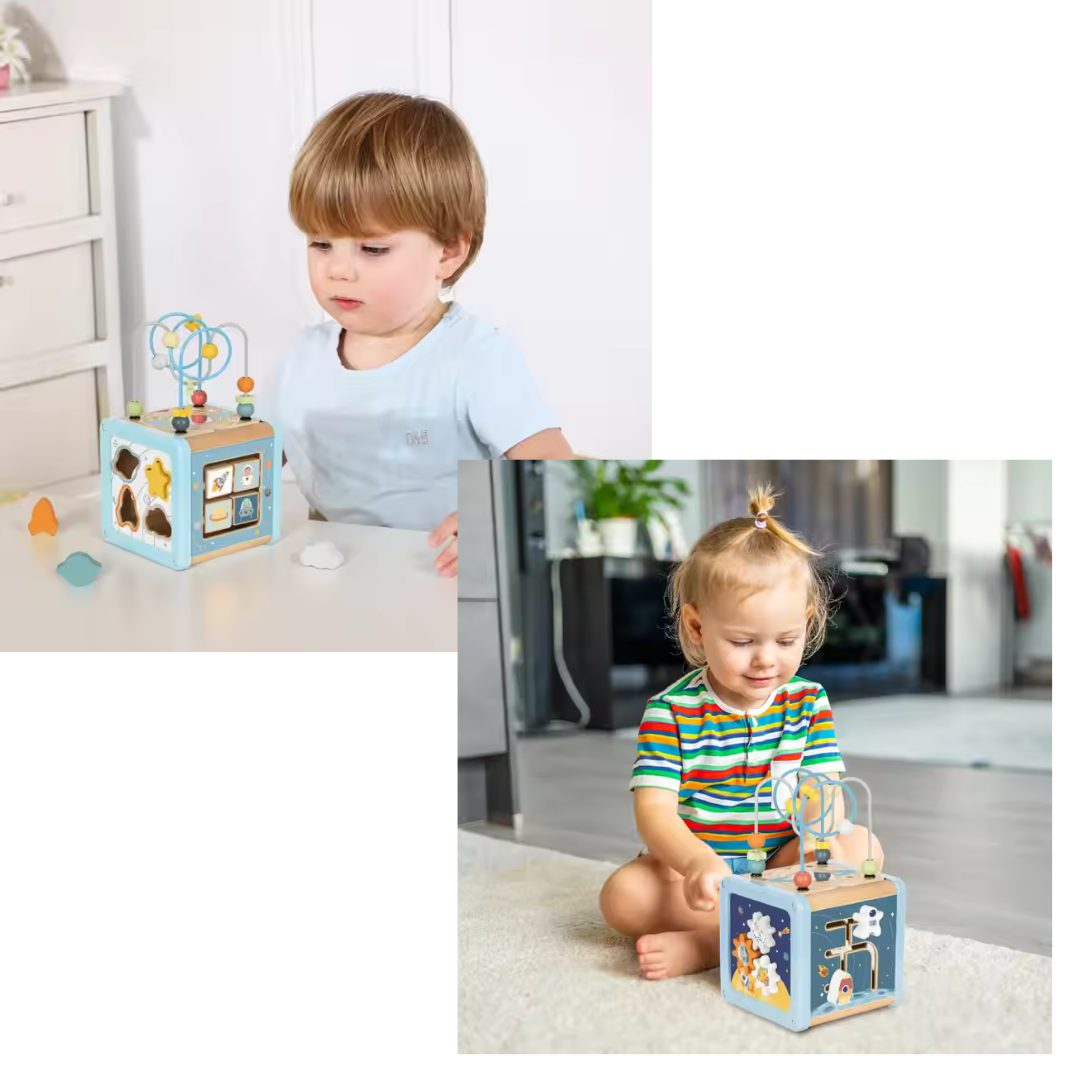 Tooky Toy Play Cube (Space)