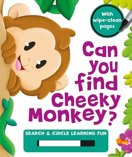 Search & Seek Wipe Clean: Can You Find Cheeky Monkey?