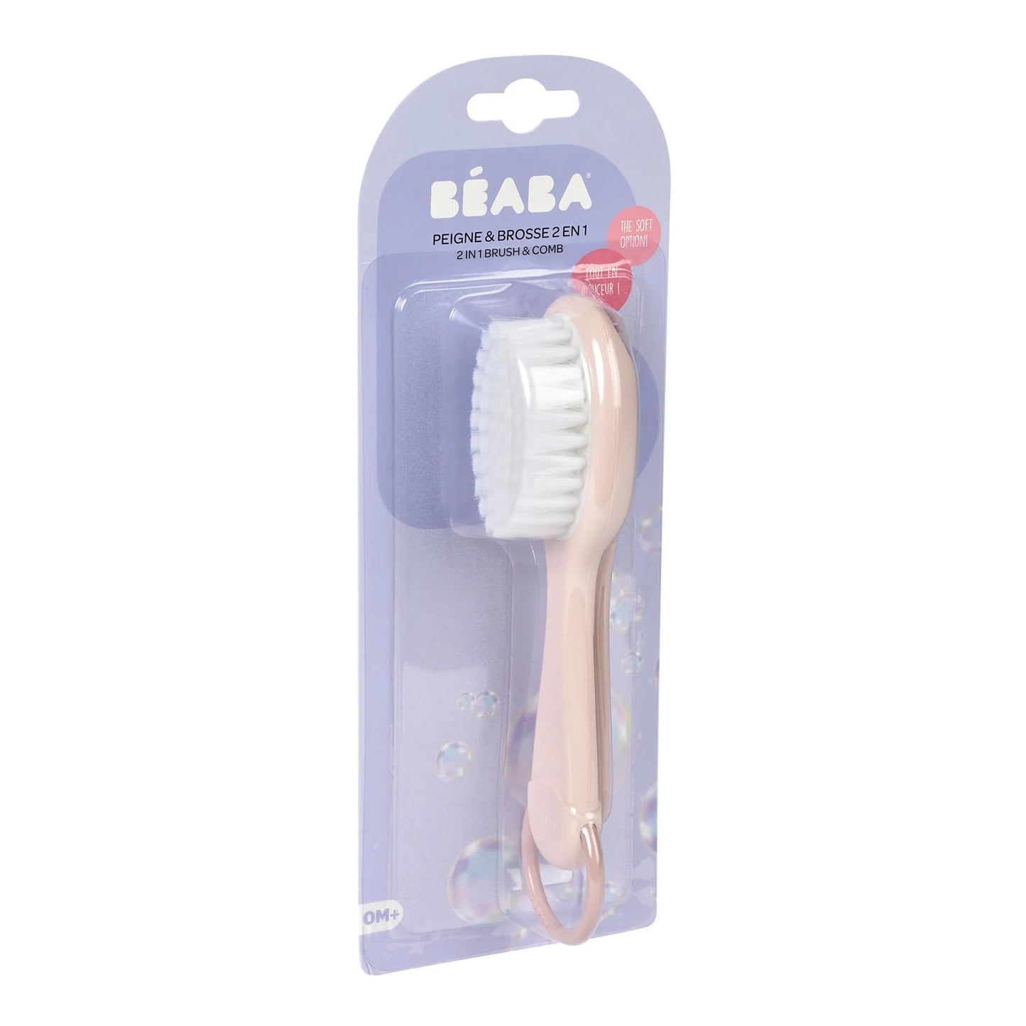 Beaba Brush & Comb (Old Pink)