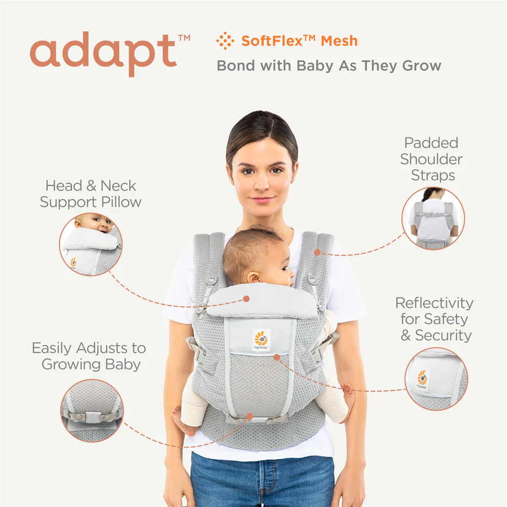 Ergobaby Adapt Soft Flex Mesh (Onyx Black)