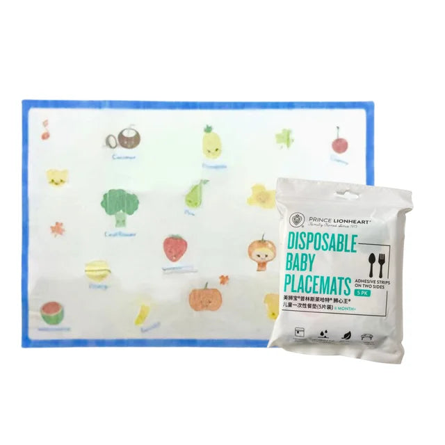 Prince Lionheart Disposable Baby Placemats (Pack of 5)