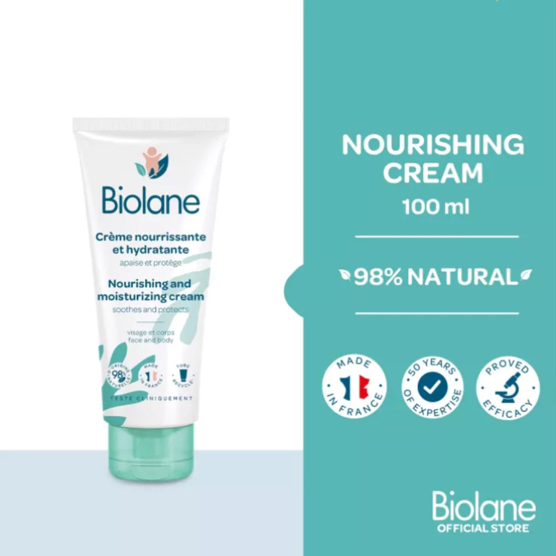 Biolane Nourishing and Moisturizing Cream (100 ML)