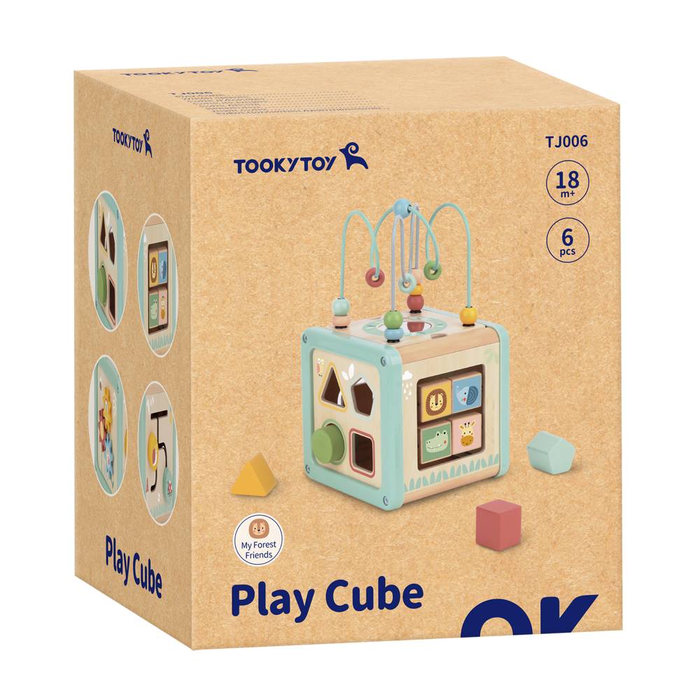 Tooky Toy Play Cube (Animals)