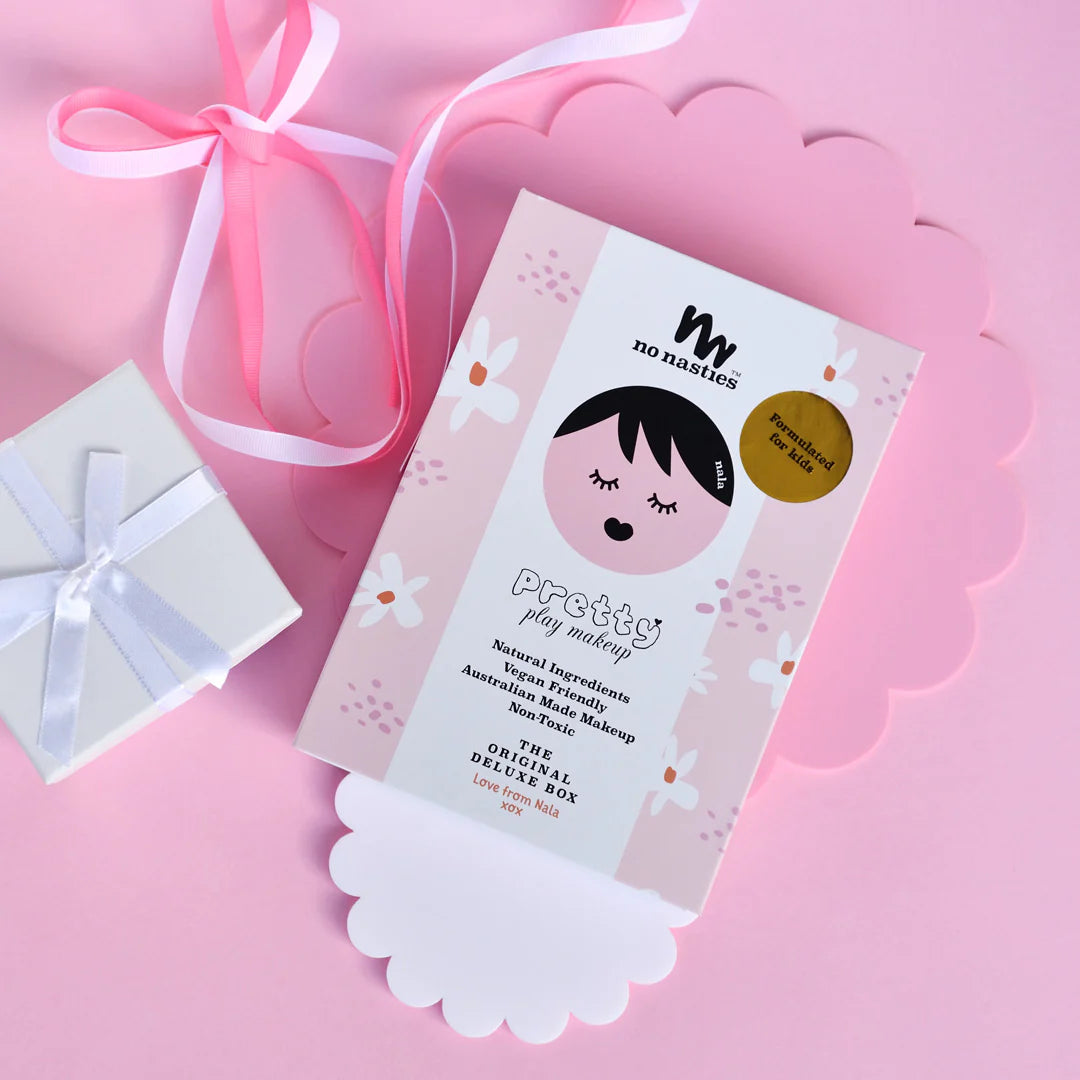 No Nasties Nala Pink Natural Pressed Powder Kids Makeup Palette Kit