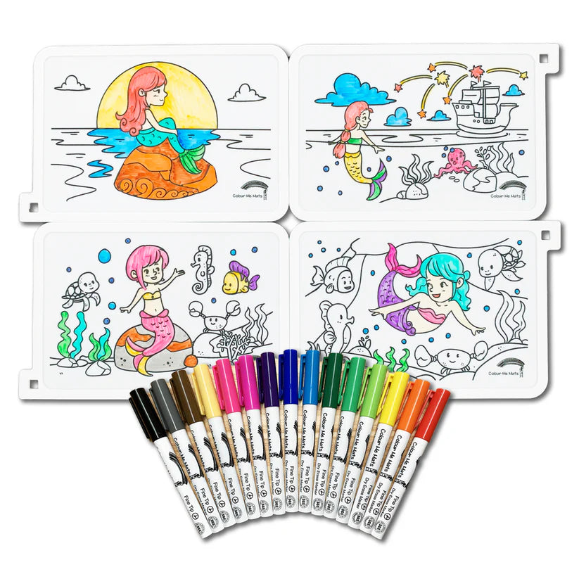 Colour Me Mats - Mini Puzzle Mat (Mermaid's Tale)