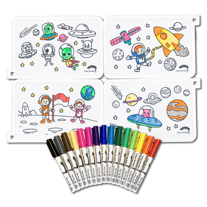 Colour Me Mats - Mini Puzzle Mat (Space Exploration)