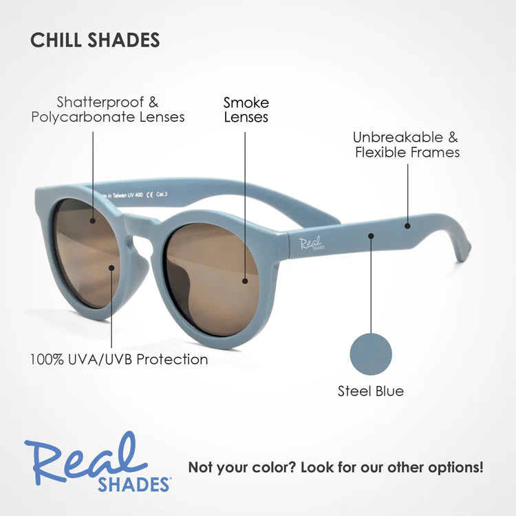 Real Shades Toddler (2-4 yrs.) Chill Round Matte Sunglasses