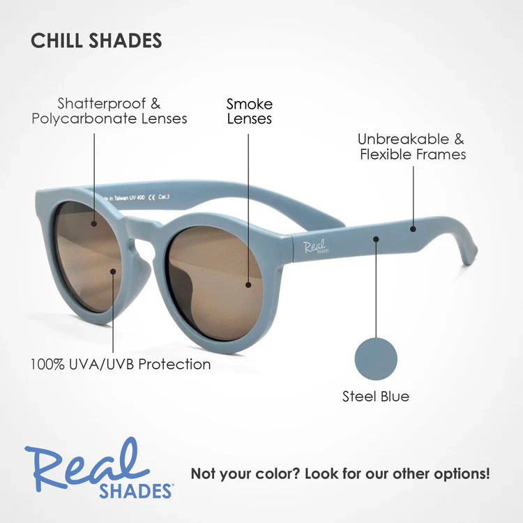 Real Shades Kids (4-7 yrs.) Chill Round Matte Sunglasses