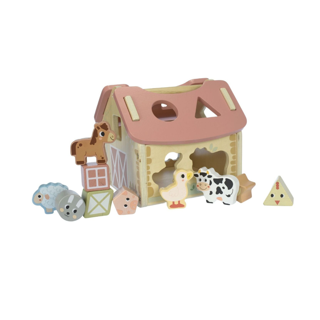 Tooky Toy Shape Sorter Barnhouse