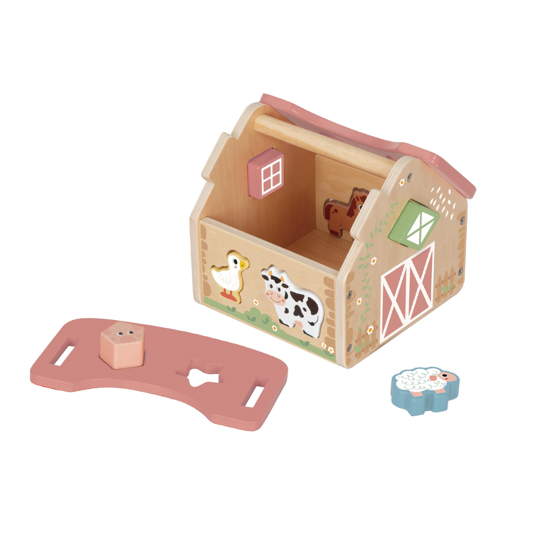 Tooky Toy Shape Sorter Barnhouse