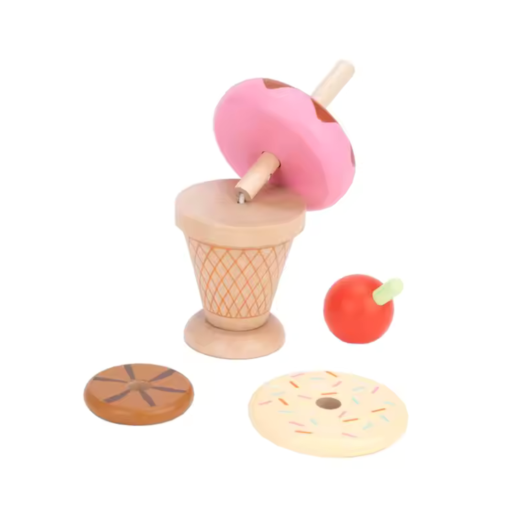 Tooky Toy Make an Ice Cream Stacking Set