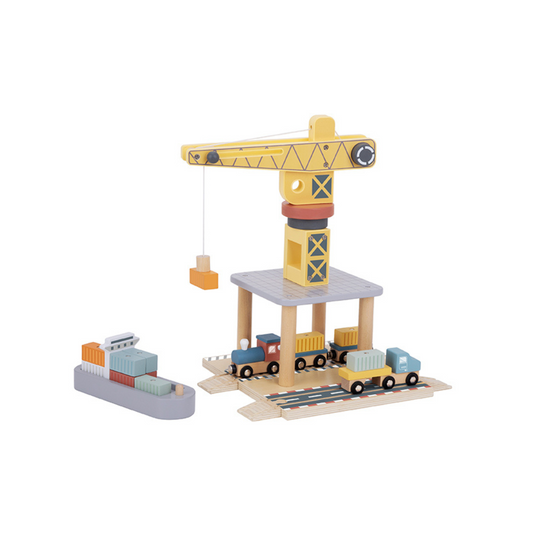 Tooky Toy Port Crane Set