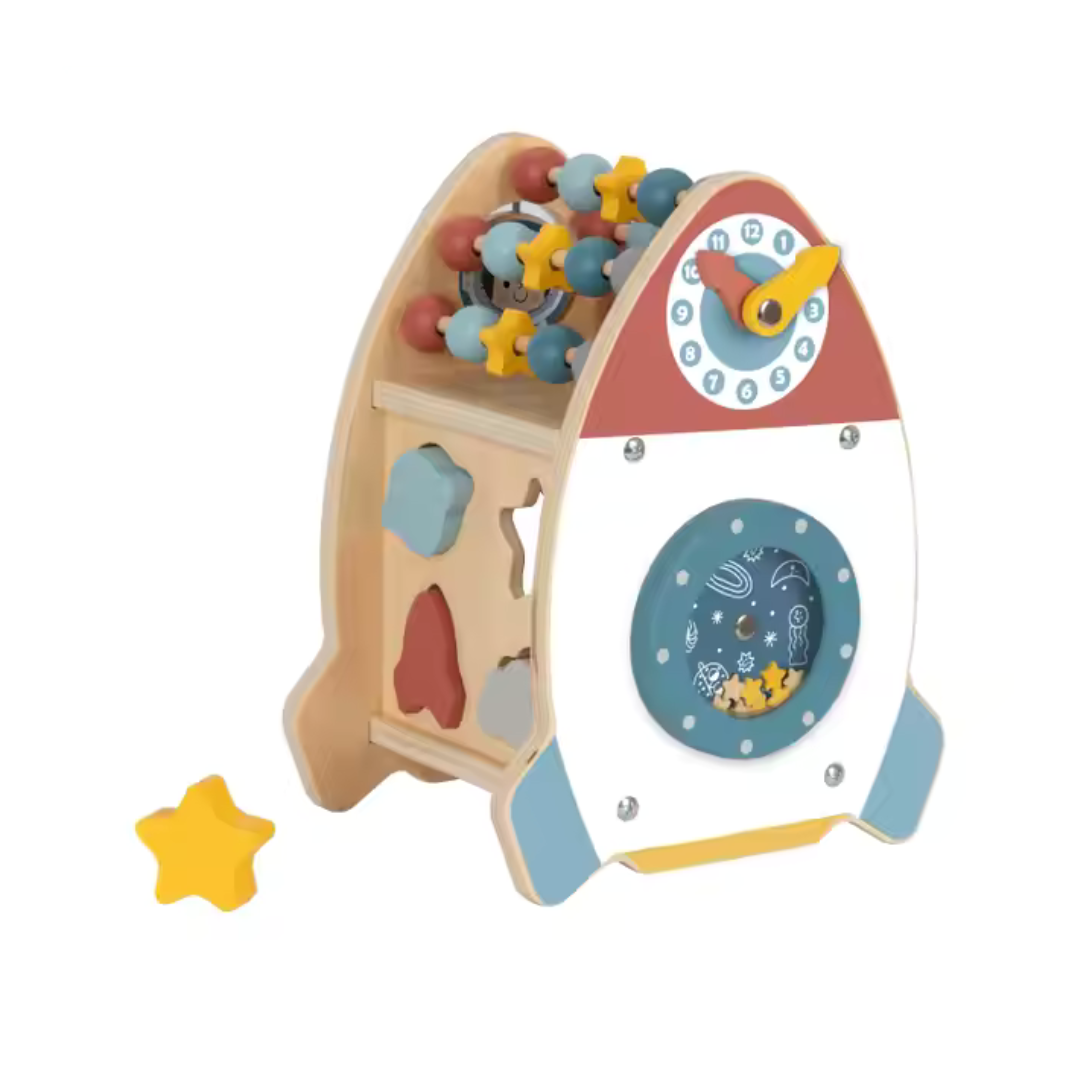 Tooky Toy Activity Cube (Space Rocket)