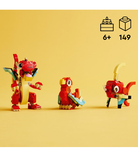 LEGO® Creator 3 in 1 Red Dragon (31145)