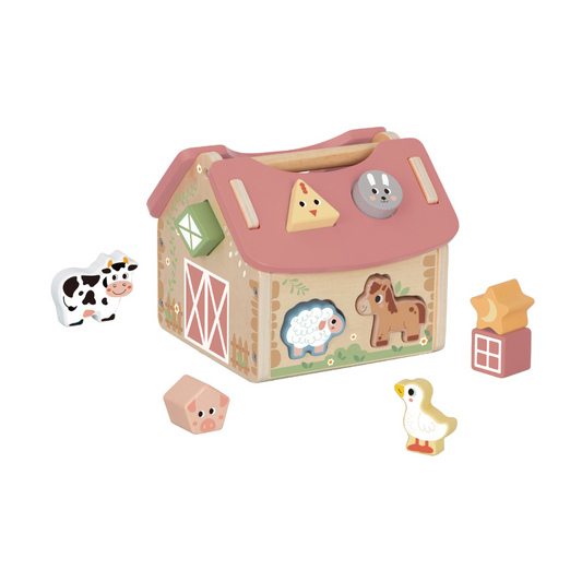 Tooky Toy Shape Sorter Barnhouse