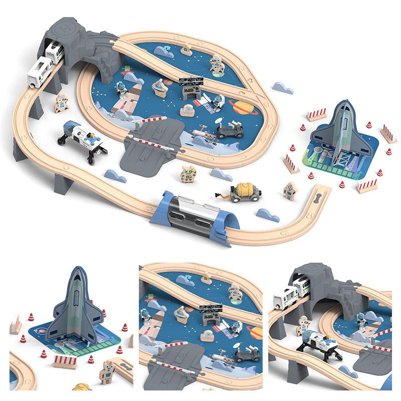 Deluxe Railway Set (Rocket Ship Theme)