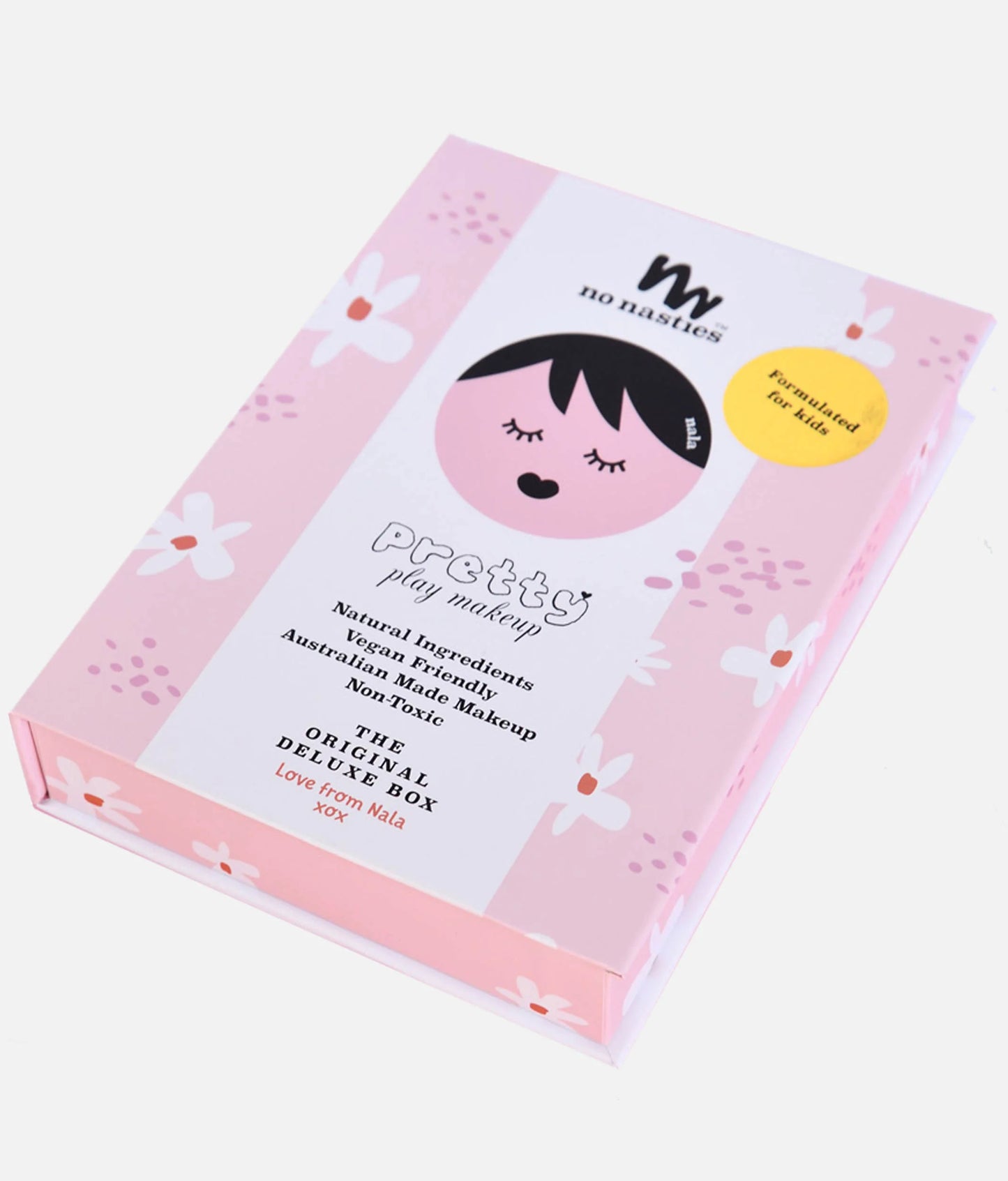 No Nasties Nala Pink Natural Pressed Powder Kids Makeup Palette Kit