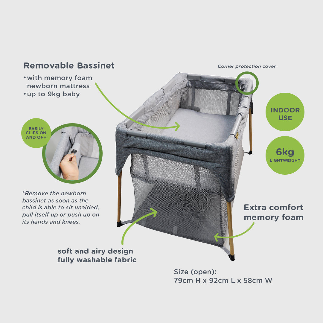 Compact travel clearance cot